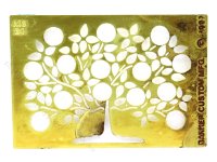 (image for) Miniature Brass Tree Stencil