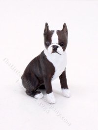 (image for) Dollhouse Scale French Bulldog/Boston Terrier by Karl Blindheim