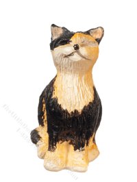 (image for) Dollhouse Calico Sitting Cat For Dollhouses