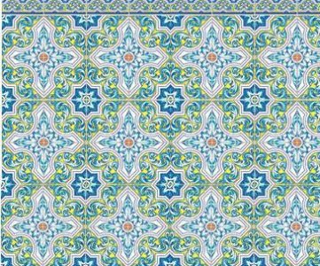 (image for) Dollhouse Scale Model Delft Tiles