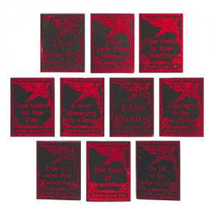 (image for) Miniature Reproduction Edgar Alan Poe Books for Dollhouses
