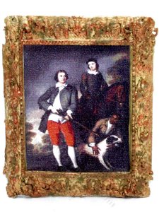 (image for) Miniature 18th Century Portrait Framed by Judith Blondell