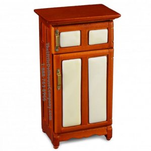 (image for) Miniature Empty Refrigerator For Dollhouses
