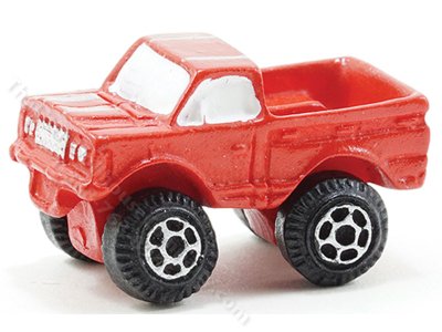 (image for) Miniature Red Toy Truck for Dollhouses