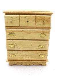(image for) Miniature Oak Chest of Drawers