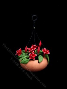 (image for) Miniature Hanging Flowers For Dollhouses