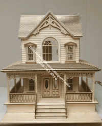 (image for) Half Scale Little Briana Country Victorian Cottage Laser Cut Kit