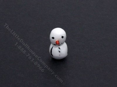 (image for) Miniature Snowman Decoration for Dollhoses