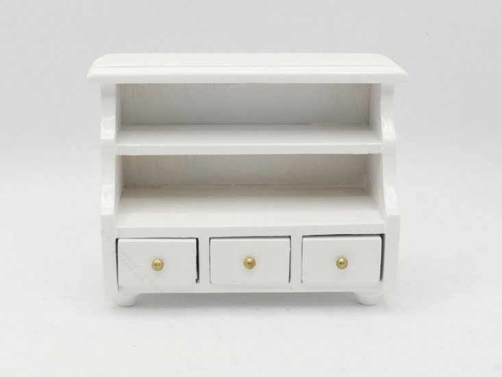 (image for) Miniature Shoe Rack Bench with 3 Drawers