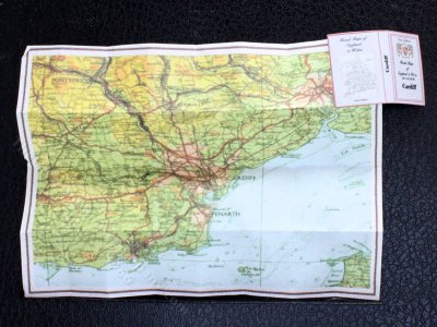 (image for) Miniature Map of Cardiff for Dollhouses