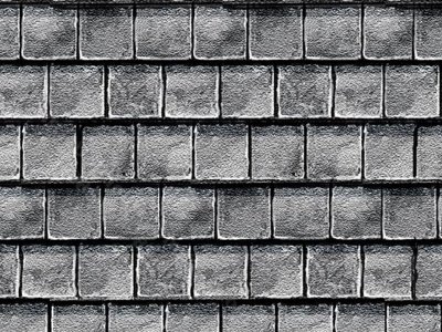 (image for) Dollhouse Scale Model Half Scale Roof Paper