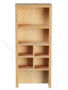 (image for) Miniature Small Cabinet for Dollhouses, Unfinished
