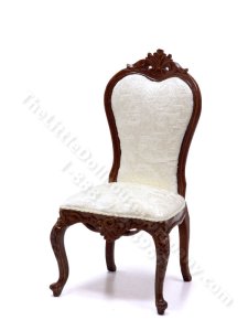 (image for) Miniature Upholstered Walnut Dining Chair