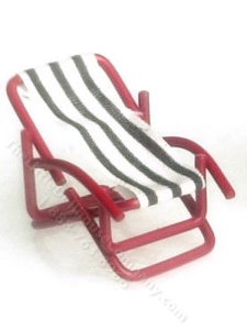 (image for) 1:24 Scale Lounge Chair for Dollhouses