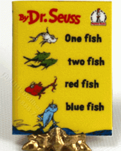 (image for) Miniature 'One Fish, Two Fish, Red Fish, Blue Fish' by Dr.Seuss
