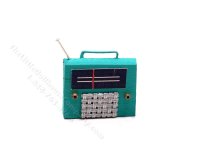 (image for) Vintage Miniature Teal Boom Box for Dollhouses