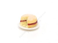 (image for) 1:24 Scale Miniature Sliced Sponge Cake By Charlotte Willmott