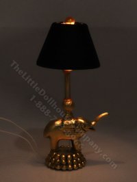 (image for) Miniature Elephant Table Lap for Dollhouses