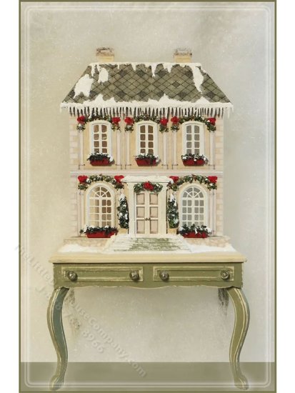(image for) 1:144 Scale Miniature Secret Christmas House Kit