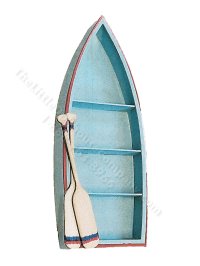 (image for) Miniature Boat Bookshelf