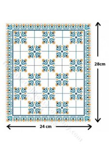 (image for) Dollhouse Scale Model Floor Tile Kit