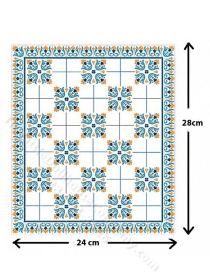 (image for) Dollhouse Scale Model Floor Tile Kit
