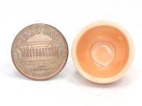 (image for) Miniature Orange Glazed Ceramic Bowl