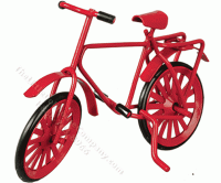 (image for) Miniature Red Bicycle