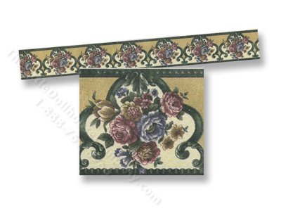 (image for) Dollhouse Scale Model Wallpaper Borders