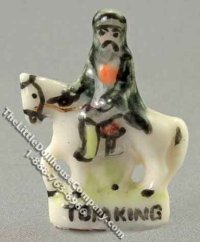 (image for) Miniature Tom King Rider on Horse Statuette for Dollhouses