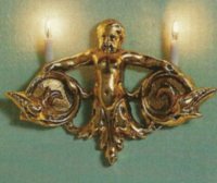 (image for) Dollhouse Scale Model Angel Sconce