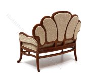 (image for) Miniature Art Nouveau Settee, Walnut
