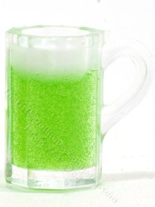 (image for) Dollhouse Scale Model St. Patrick's Green Beer Mug