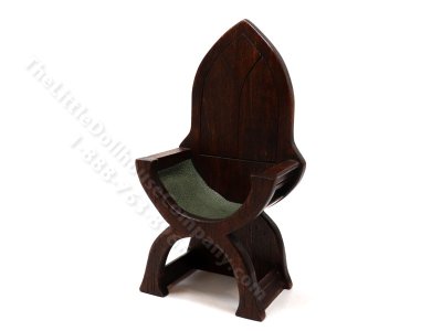 (image for) Miniature Signed Gothic Chair by Michael Mortimer