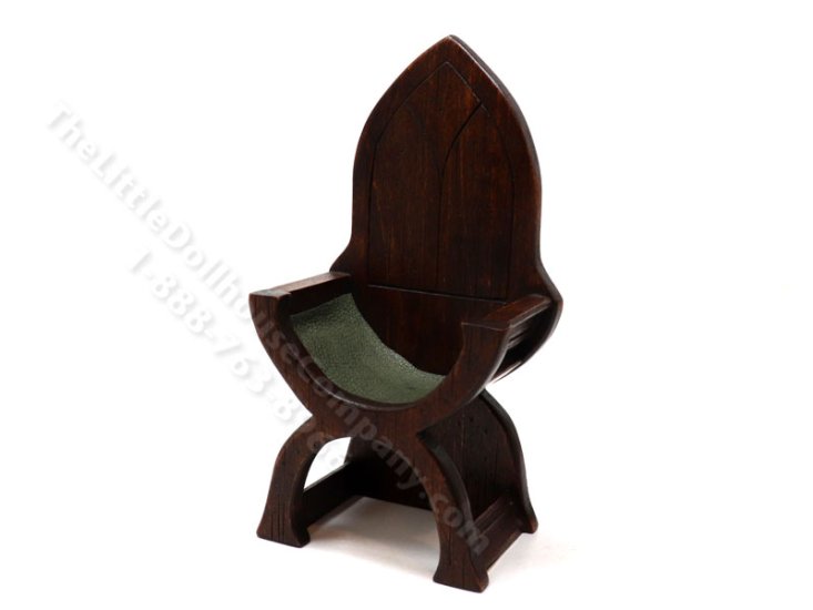 (image for) Miniature Signed Gothic Chair by Michael Mortimer