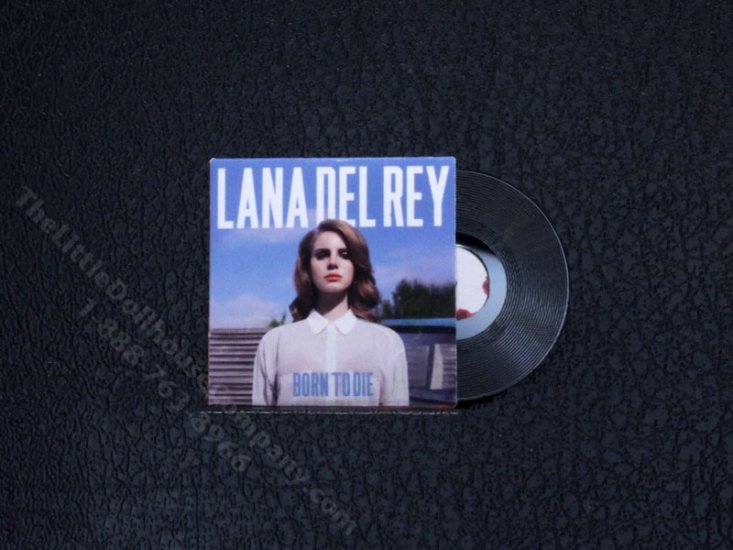 (image for) Miniature Lana Del Rey "Born to Die" Vinyl Record