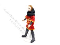 (image for) Miniature Full Scale Medieval Jousting Horse and Knight in Red