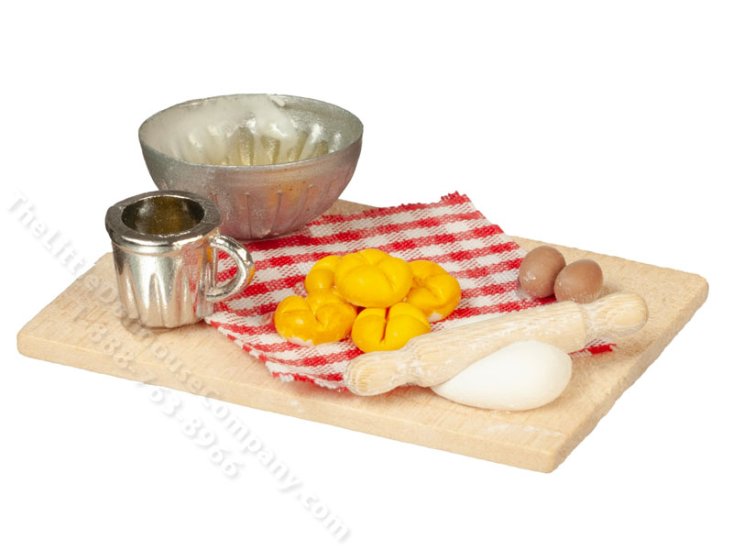 (image for) Miniature Muffin Baking Set for Dollhouses