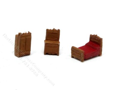 (image for) 1/144" Bedroom Set for Dollhouses