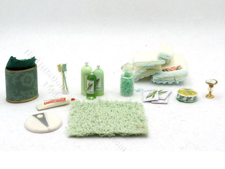 (image for) Miniature Bathroom Accessories Set
