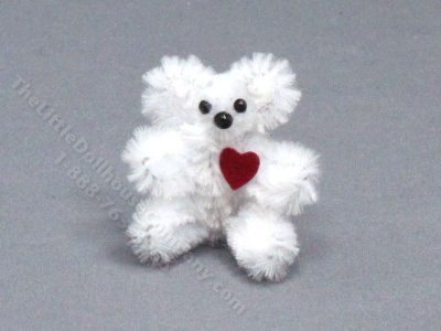 (image for) Miniature White Bear for Dollhouses