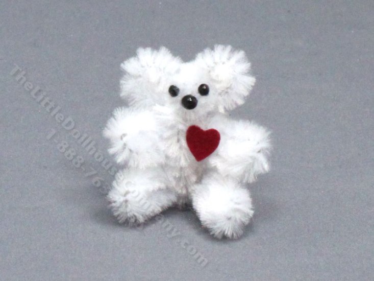 (image for) Miniature White Bear for Dollhouses