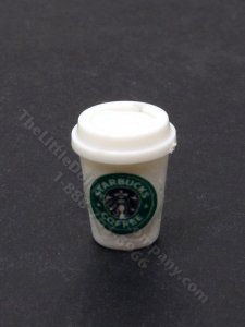 (image for) Miniature To-Go Starbucks Coffee Cup for Dollhouses