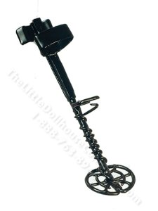 (image for) Miniature Black Metal Detector for Dollhouses