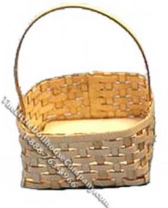 (image for) Miniature Square Basket Kit for Dollhouses