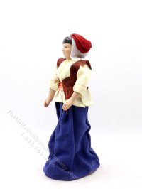 (image for) Miniature Handcrafted Vintage Medieval Commoner Woman