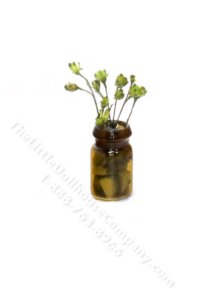 (image for) Miniature Umber Vase with Flowers by PRD Miniatures