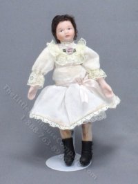 (image for) Porcelain Doll in Short Cream Dress