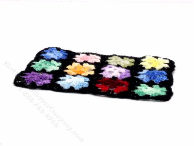 (image for) Miniature Afghan Blanket for Dollhouses