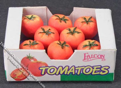 (image for) Miniature Box of Tomatoes for Dollhouses